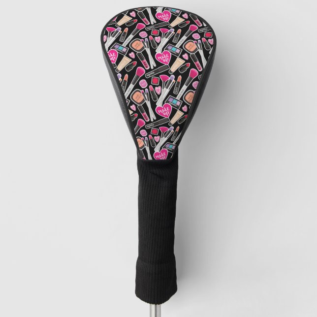 Neonmake-upmuster Golf Headcover (Vorderseite)