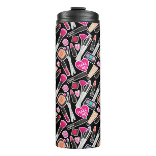 Neonmake-upmuster Thermosbecher