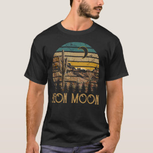 Neonmonds Neonbläschen beleuchten den Kaktus-Mondm T-Shirt
