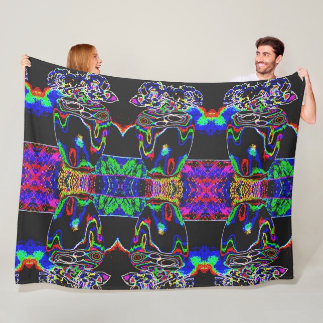 Neonmot Fleecedecke (Beispiel)