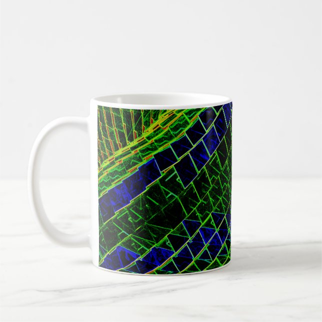 Neonmuster Kaffeetasse (Links)