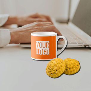Neonorange - Logo hinzufügen - promo Espressotasse