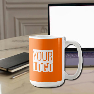 Neonorange - Logo hinzufügen - promo Kaffeetasse