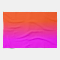 Neonorange und Pink Ombre Schatten-Farbe