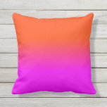 Neonorange und Pink Ombre Schatten-Farbe Kissen<br><div class="desc">Neonorange und Pink Ombre Schatten-Farbe verblassen. Ombre Schatten gehen vom Pink verwischt in Neonorange in dieser Sonnenuntergangpalette Neon, die Orange, heiß, rosa, ombre, Schatten, Farbe, verblaßt, der Trend, hell, Leuchtstoff, Leuchtmarker, Schule, Kinder, Spaß, Schlafsaal, Dekor, Tönung, helles Neonrosa, helles Rosa, Neonorange, heißes Rosa, ombre Schatten, Farbe verblaßt, helles heißes Rosa,...</div>