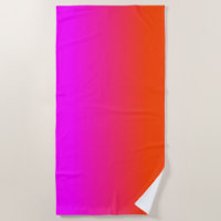 Neonorange und Pink Ombre Schatten-Farbe