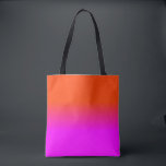 Neonorange und Pink Ombre Schatten-Farbe Tasche<br><div class="desc">Neonorange und Pink Ombre Schatten-Farbe verblassen. Ombre Schatten gehen vom Pink verwischt in Neonorange in dieser Sonnenuntergangpalette Neon, die Orange, heiß, rosa, ombre, Schatten, Farbe, verblaßt, der Trend, hell, Leuchtstoff, Leuchtmarker, Schule, Kinder, Spaß, Schlafsaal, Dekor, Tönung, helles Neonrosa, helles Rosa, Neonorange, heißes Rosa, ombre Schatten, Farbe verblaßt, helles heißes Rosa,...</div>