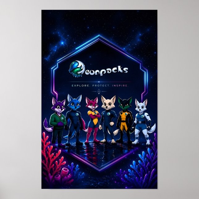 Neonpacks Plakat (Vorne)