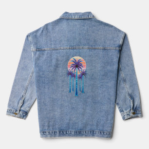 Neonpalmen Jeansjacke
