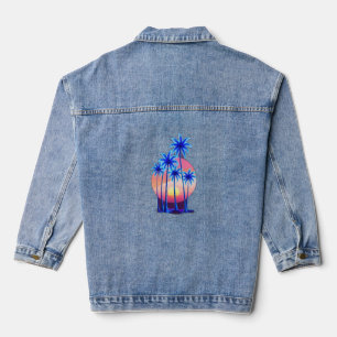 Neonpalmen Jeansjacke