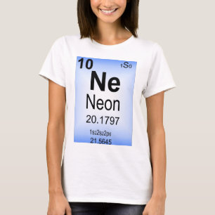 NeonPeriodensystem-Element T-Shirt