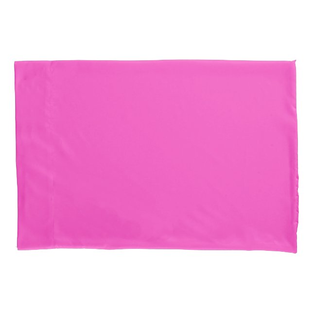 Neonpink Kissenbezug (Vorderseite)