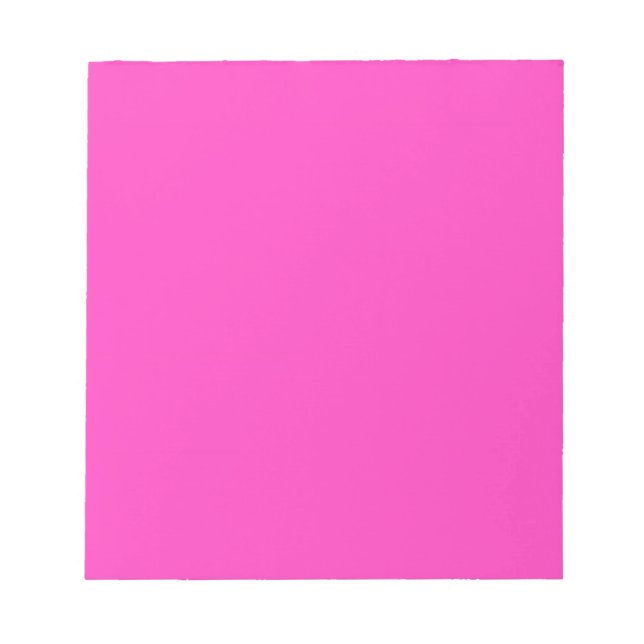 Neonpink Notizblock (Vorderseite)