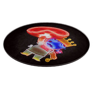 Neonpizza-Torten-Schneidebrett Schneidebrett