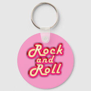 Neonrock-and-roll Schlüsselanhänger