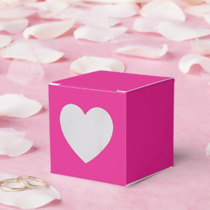 Neonrosa Geschenkschachtel