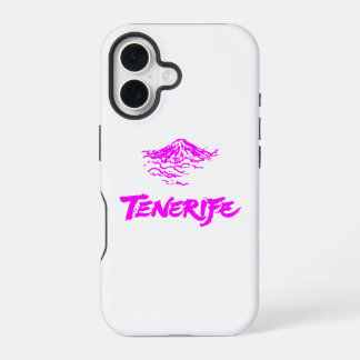 Neonrosaer Mount Teide Teneriffa Vulkan iPhone 16 Hülle