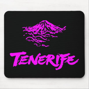 Neonrosaer Mount Teide Teneriffa Vulkan Mousepad