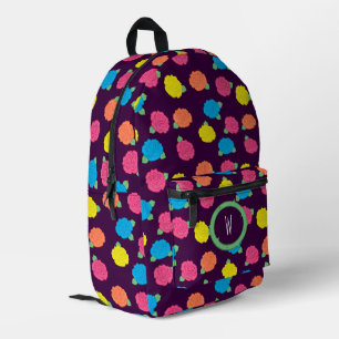 Neonrosen Bedruckter Rucksack