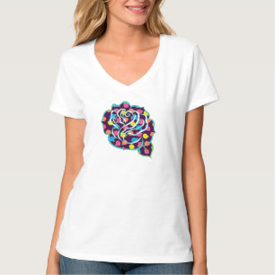 Neonrosen Damen-Shirt T-Shirt