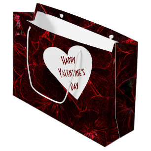 Neonrote Veilchen Große Geschenktüte