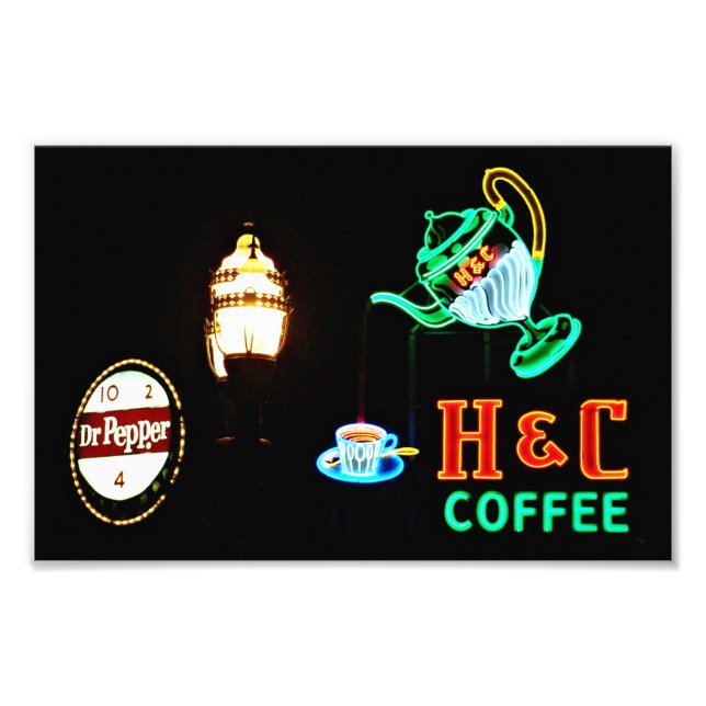 Neons Fotodruck (Vorne)