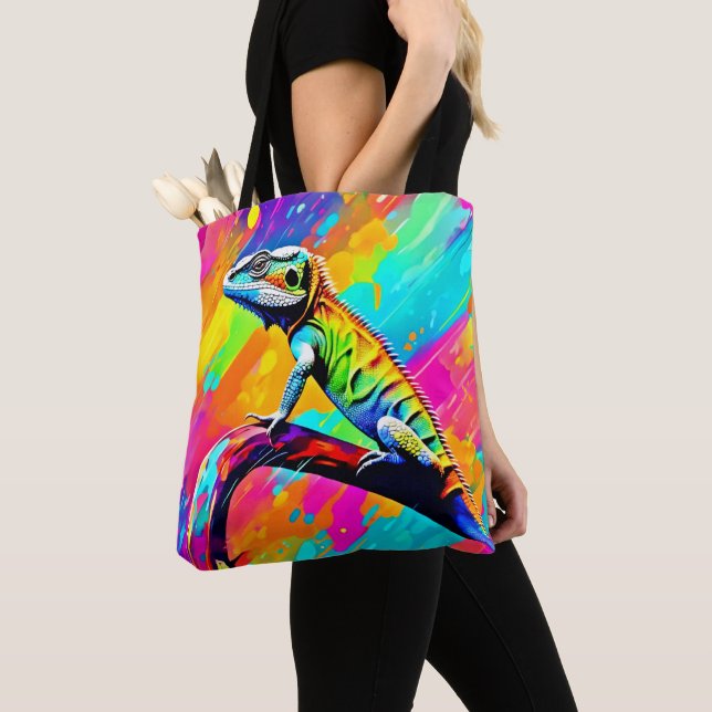 Neonscale Lizard Tasche (Von Nahem)