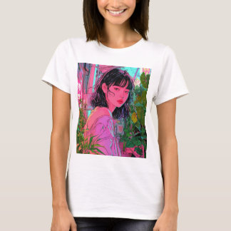 Neonschilder im Akira-Stil, T-Shirt