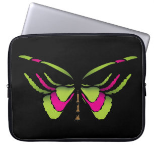 Neonschmetterling Laptopschutzhülle