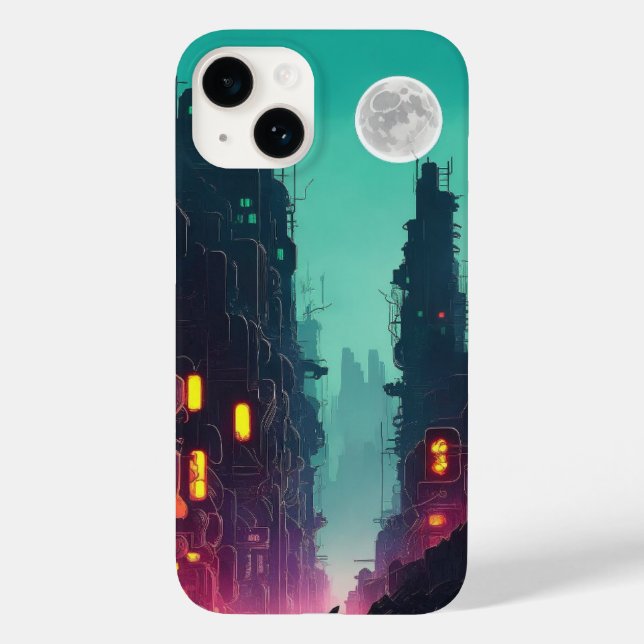 Neonstadt Case-Mate iPhone 14 Hülle (Rückseite)