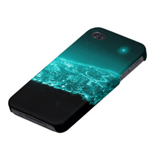Neonstadt-Lichter iPhone 4/4S Cover