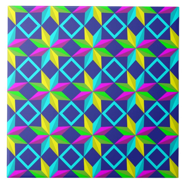 Neonstars Keramik Fliese (Vorderseite)