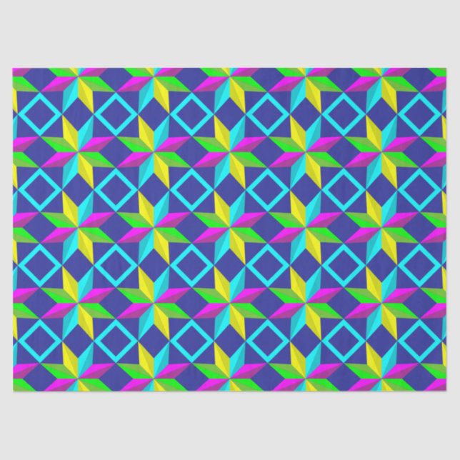 Neonsternpapier Seidenpapier (Vorderseite)