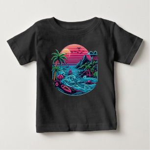 Neonstrand von Tropical/Hawaii Baby T-shirt