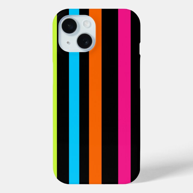 Neonstreifen Case-Mate iPhone Hülle (Rückseite)
