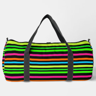 Neonstreifen Duffle Bag