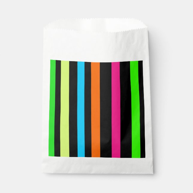 Neonstreifen Geschenktütchen (Vorderseite)