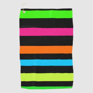 Neonstreifen Golfhandtuch