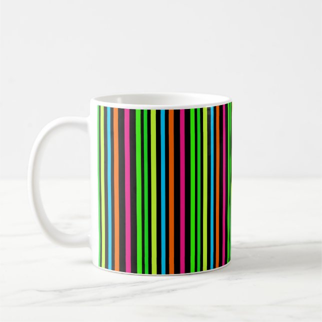 Neonstreifen Kaffeetasse (Links)