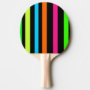 Neonstreifen Tischtennis Schläger