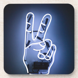 Neonstück Getränkeuntersetzer