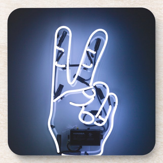 Neonstück Getränkeuntersetzer (Vorderseite)