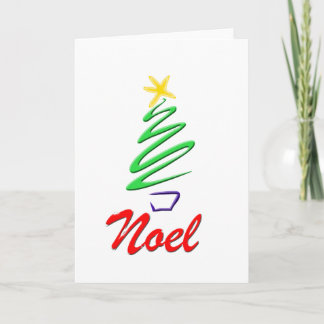 NeonWeihnachten-Weihnachtsbaum Feiertagskarte