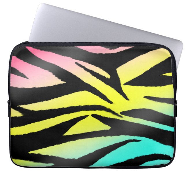 Neonzebra-Elektronik-Tasche Laptopschutzhülle (Vorderseite)