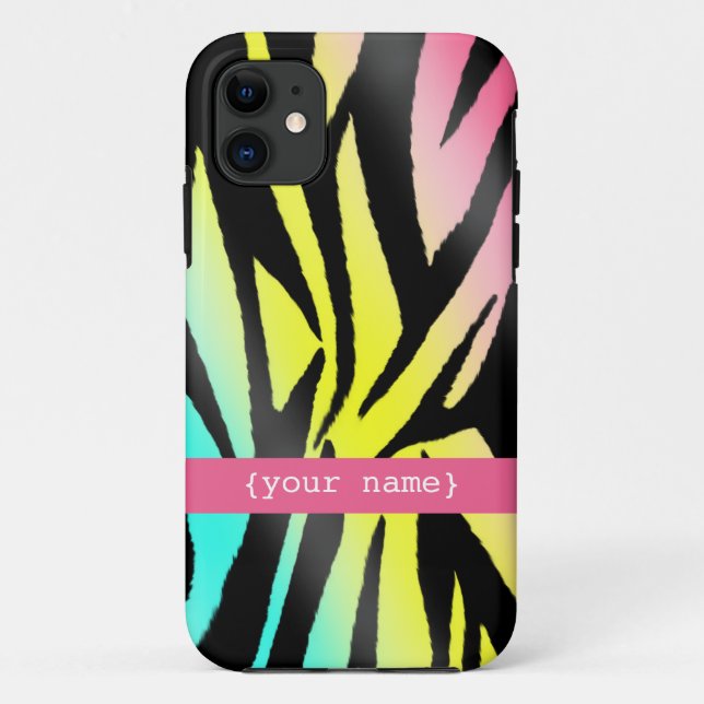 NeonZebra iPhone 5 Fall Case-Mate iPhone Hülle (Rückseite)