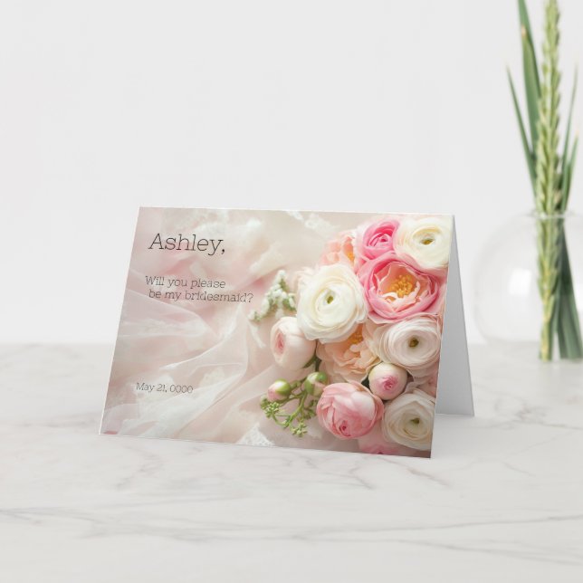 Neoplasien-Bouquet Einladung (Vorderseite)
