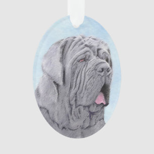 Neopolitan Mastiff Painting - Original Dog Art Ornament