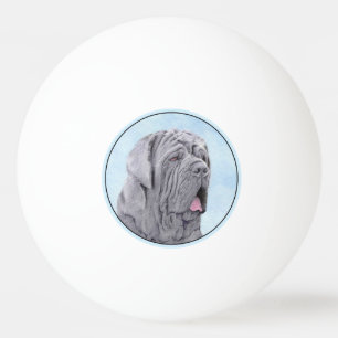 Neopolitan Mastiff Painting - Original Dog Art Tischtennisball