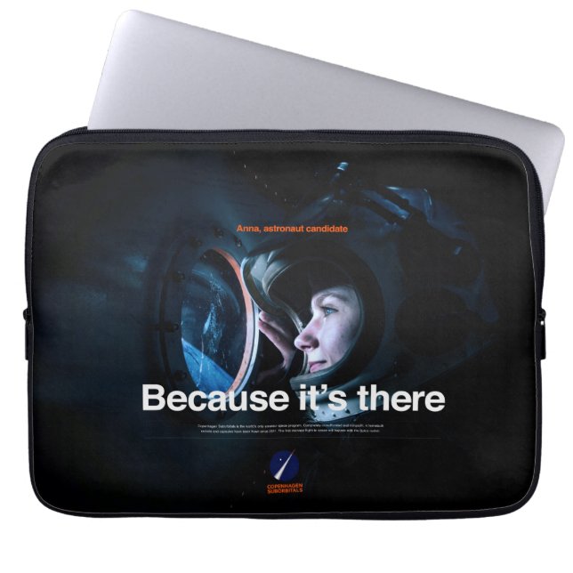 Neopren-Laptop-Hülse 13 Zoll, weil er dort ist Laptopschutzhülle (Vorderseite)