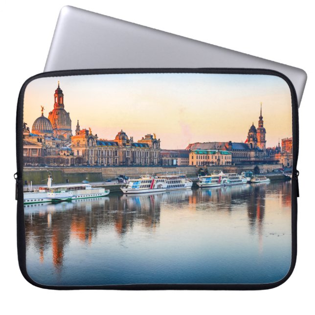 Neopren Laptop Schlauch 15 Zoll Dresden Laptopschutzhülle (Vorderseite)
